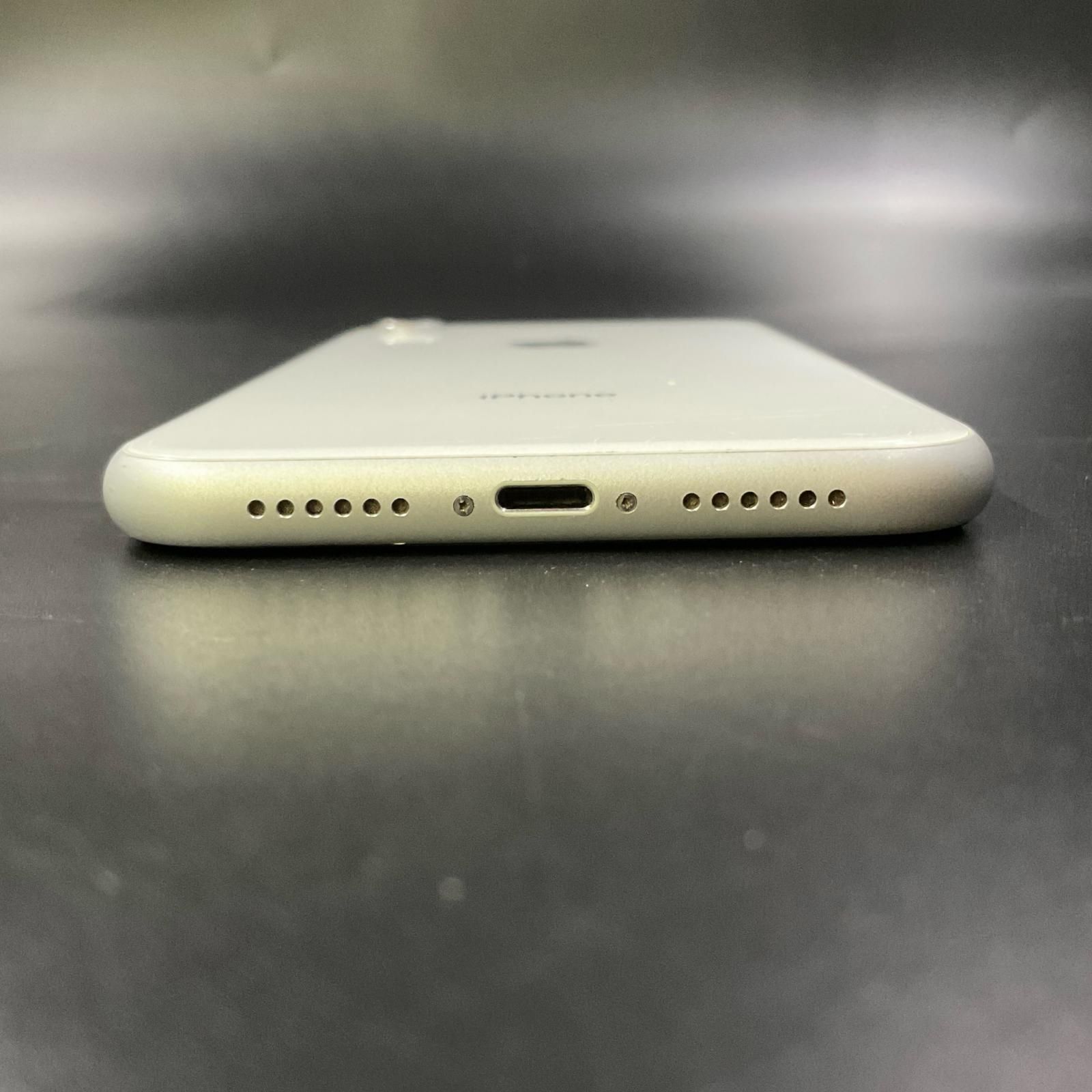 iPhone XR 128GB ホワイト SIMフリー 白ロム 動作確認済 100%【全額
