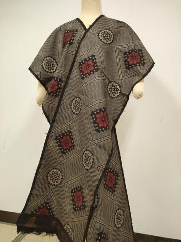 平和屋本店□希少 本場大島紬 龍郷絣 反物 着尺 逸品 未使用