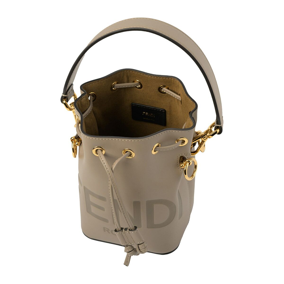 新品 フェンディ FENDI ショルダーバッグ モン トレゾール ベージュ