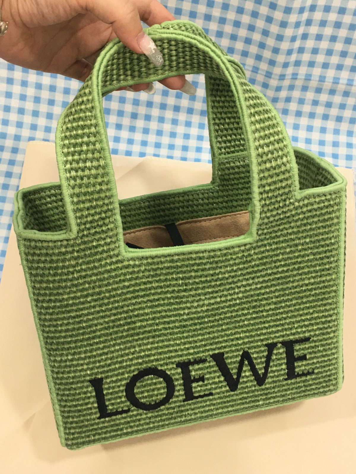 LOEWE ロエベ カゴバッグ トートバッグ カゴバッグ グリーン