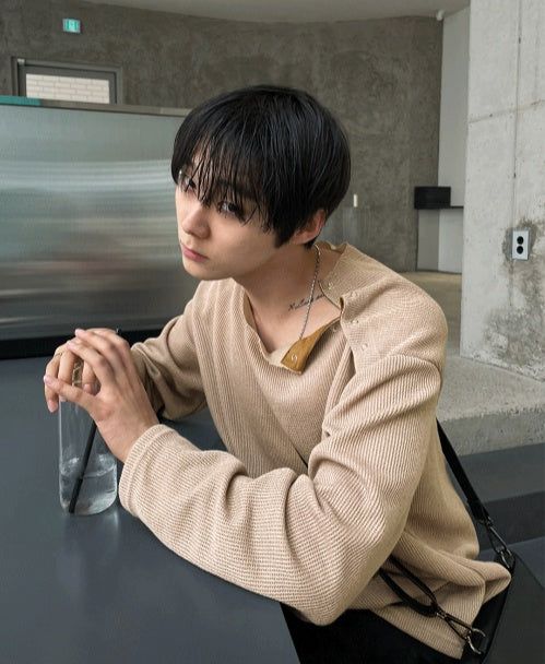 [COSYHARU公式]open five button golgi round knit open five button golgi round knit – cosyharu