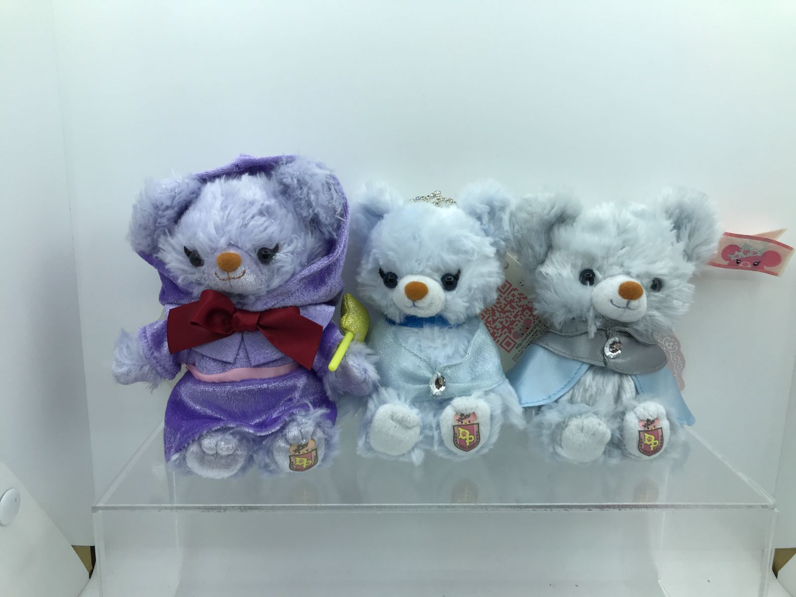 小牧店】ユニベア バッジつき キーチェーン シンデレラ 3体