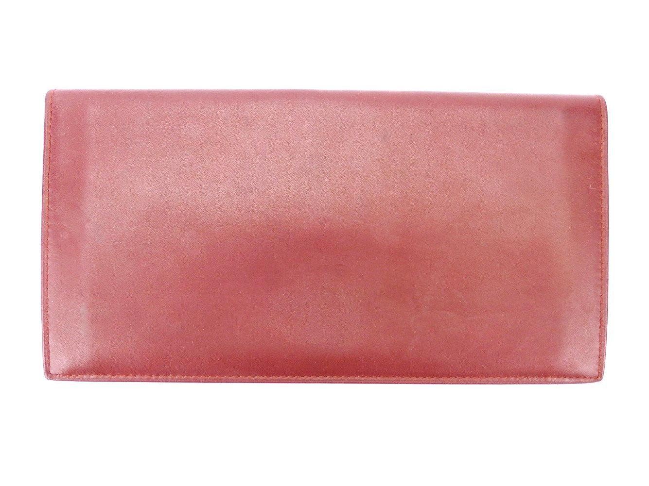 カルティエ CARTIER トラベルケース マストライン ボルドー ゴールド レディース