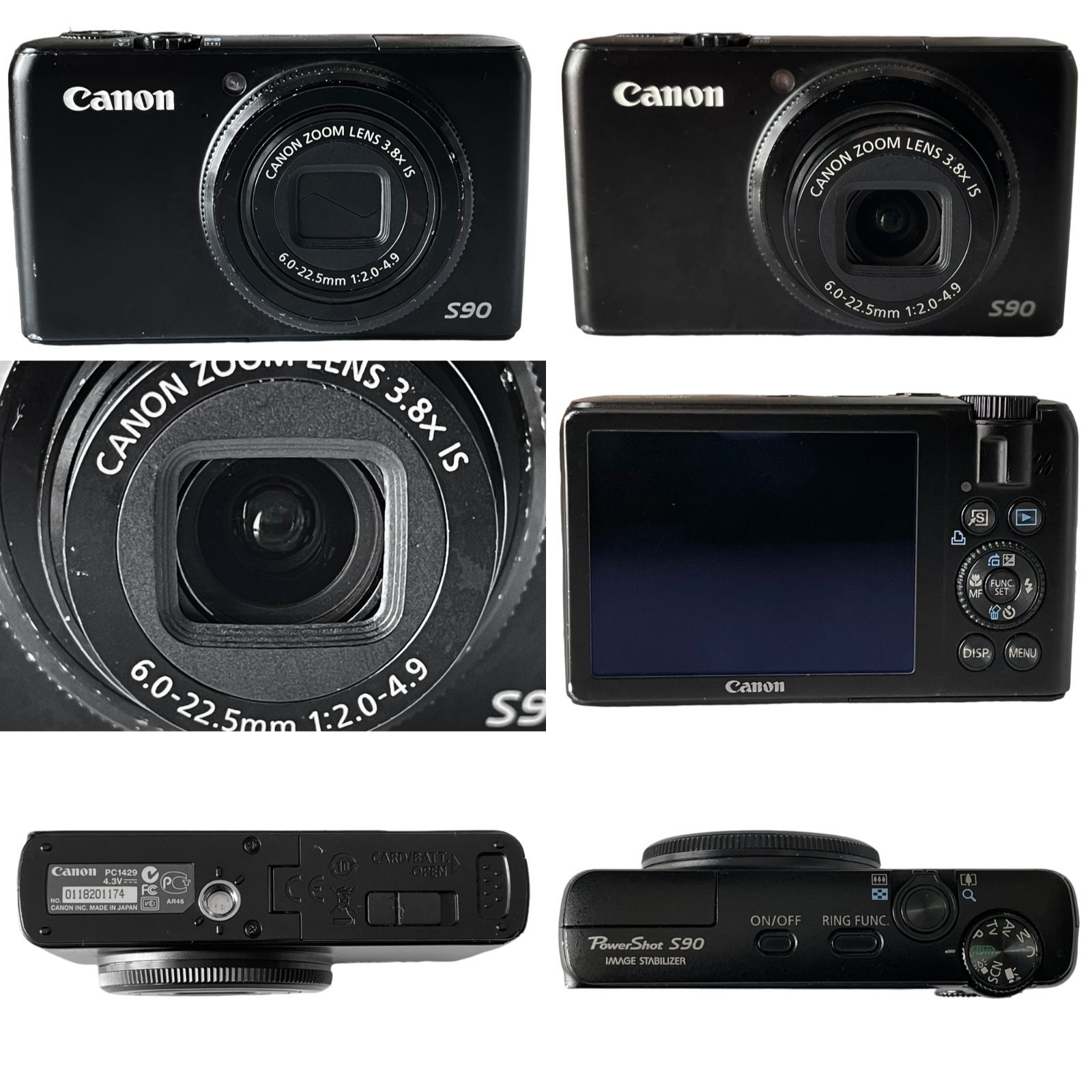 Canon デジタルカメラ Power Shot S90 PSS90 - メルカリ