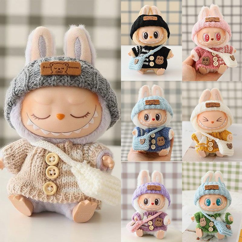 Labubu ラブブ17cm ぬいぐるみ zimomo 3点セット Labubu zimomo ラブブ