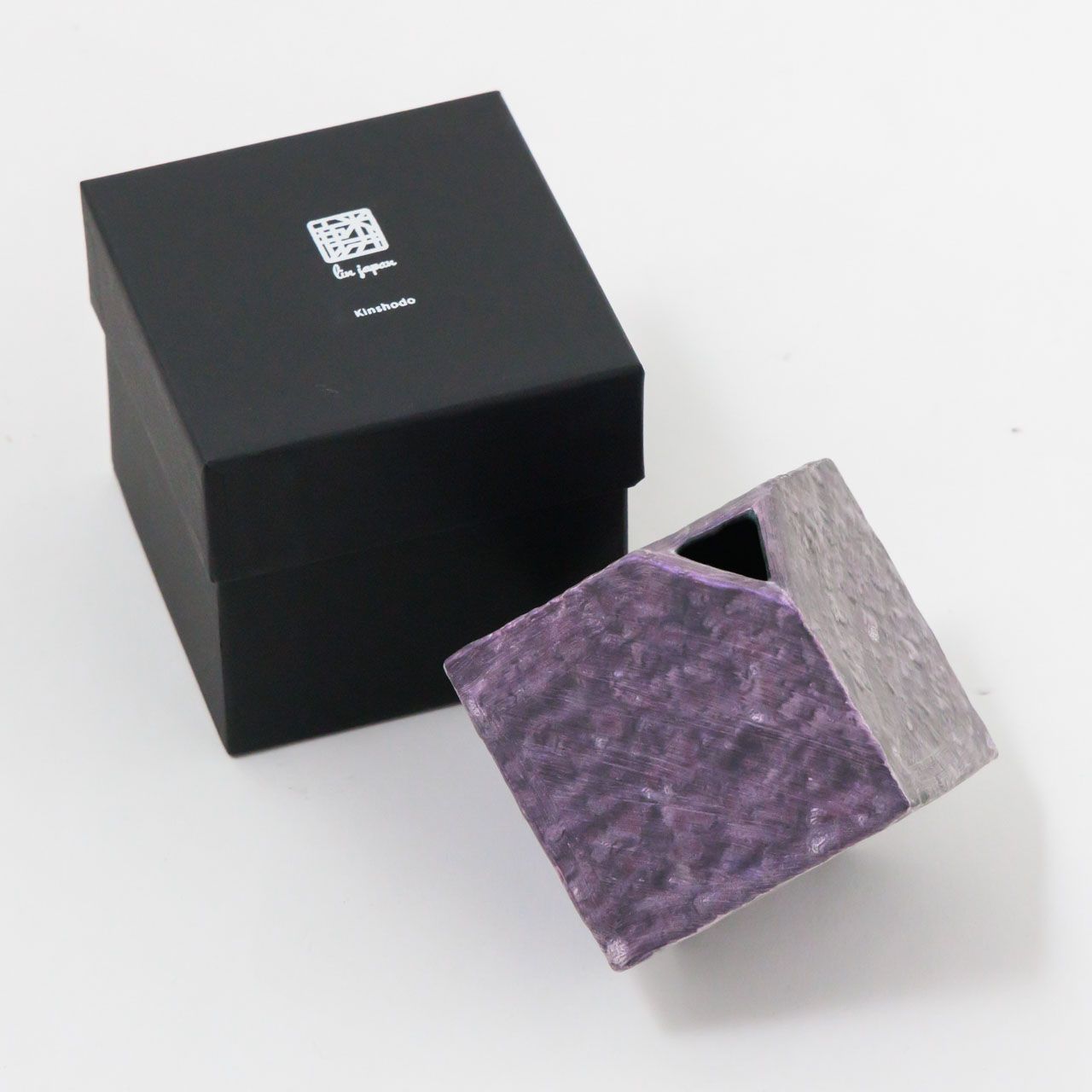 一輪挿し 陶器 小さい ミニ おしゃれ 花瓶 かわいい 可愛い 四角