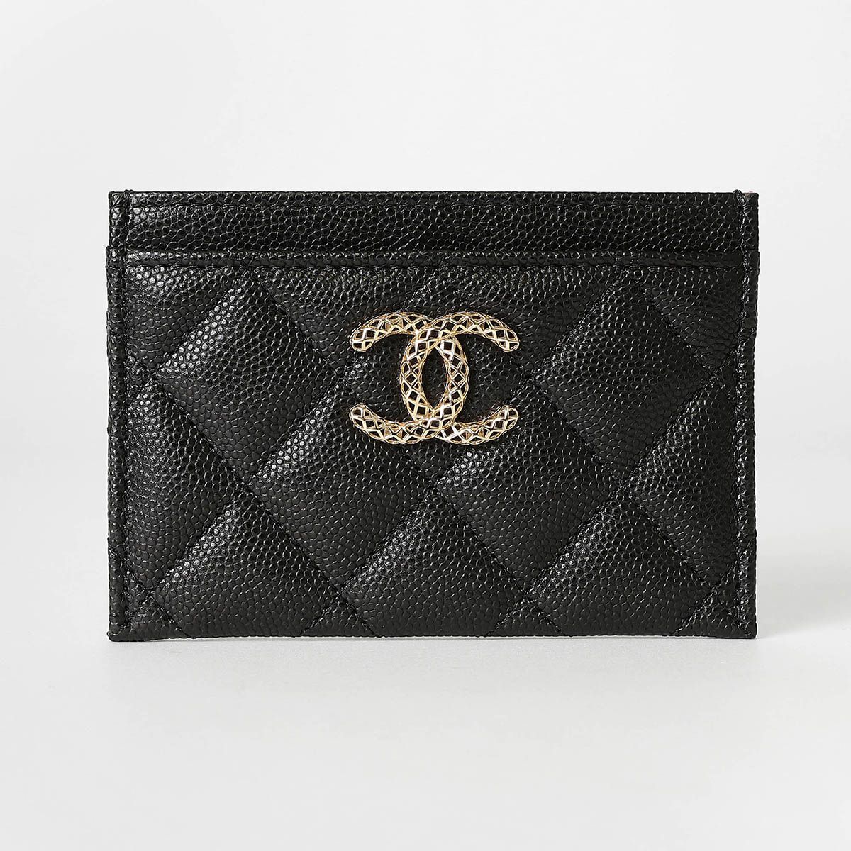 新品 シャネル CHANEL パスケース(定期入れ) CARD CASE ブラック  