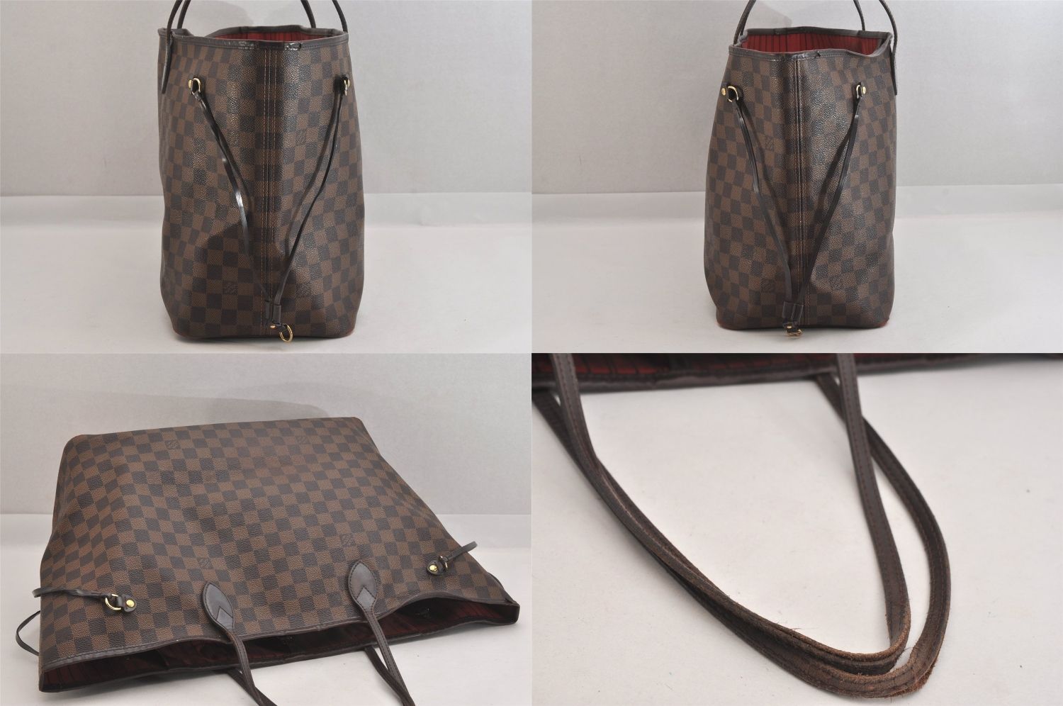 LOUIS VUITTON ルイヴィトン ダミエ ネヴァーフル GM ショルダートート