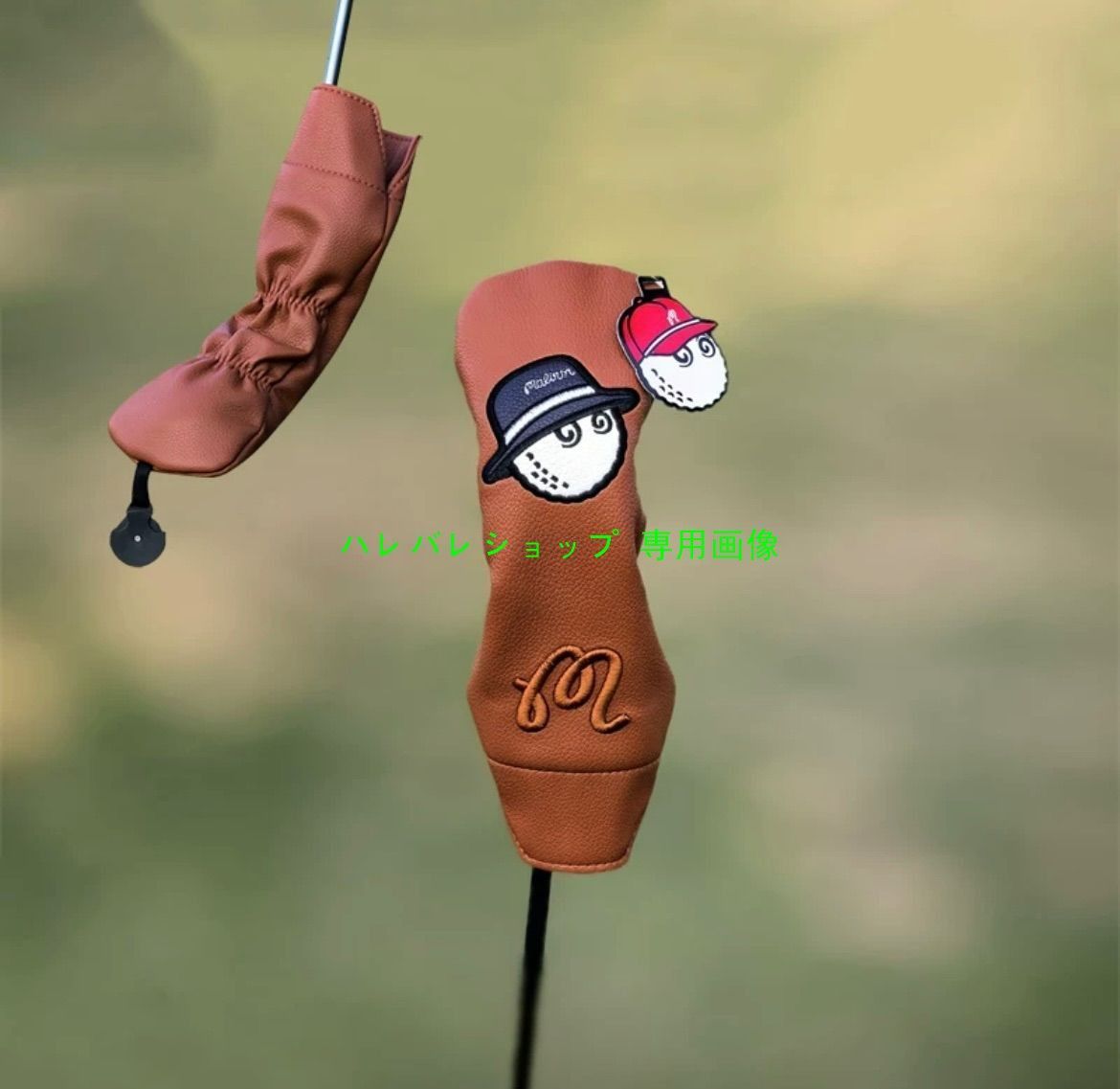 マルボンゴルフ ヘッドカバー 4個セット クラブカバー Malbon Golf