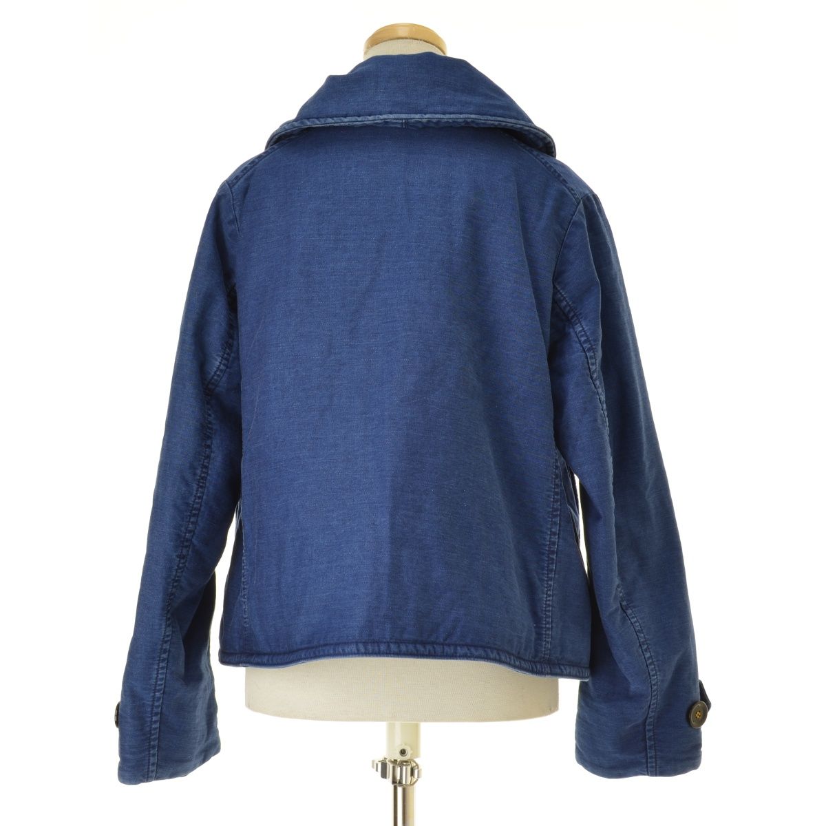 45rpm/45R】麦サテンのイヌイットブルゾン インディゴ 中綿ジャケット