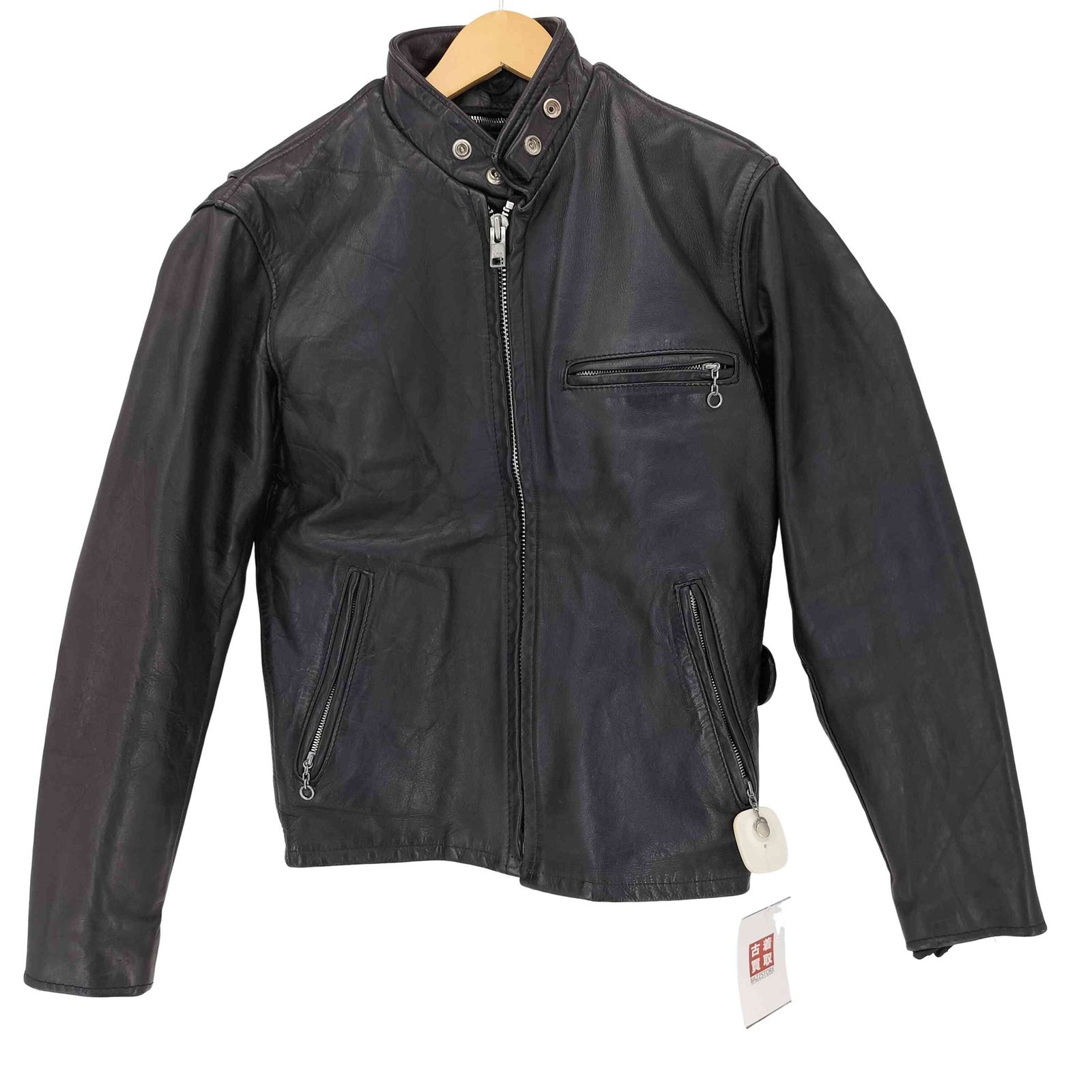あ*す様 【希少90s'】Schott 641 シングルライダースジャケット 黒 ショット Schott 90S 641 シングル ライダースジャケット ボア