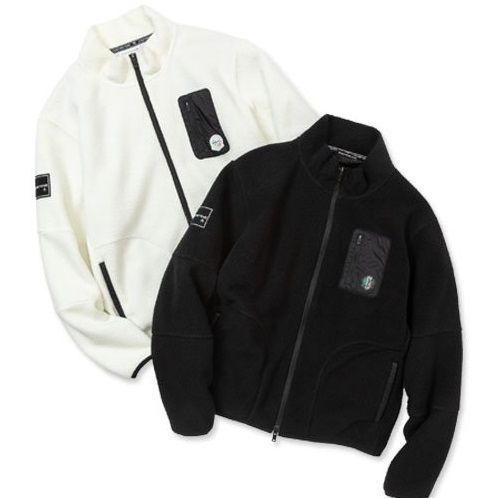 SY32 by SWEET YEARS ゴルフウェア ボアジャケット 長袖 メンズ おしゃれ かっこいい ブランド SYG-23A28【お取り寄せ】 SY32 by SWEET YEARS ゴルフウェア ボアジャケット 長袖 メンズ