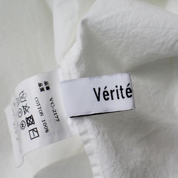 2020AW Veritecoeur ヴェリテクール VC-2177 コットン ワイドネック 