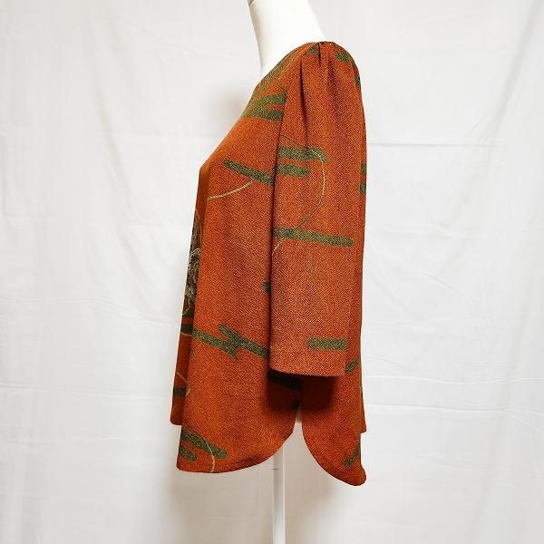 新品 詩仙堂 七分袖チュニック 7分袖 ファッション 詩仙堂 BY HITOSHI