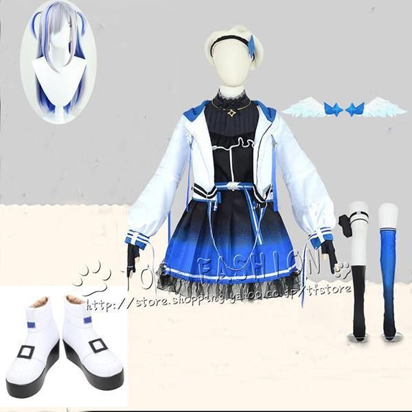 バーチャル YouTuber VTuber 天音かなた コスプレ 衣装 ウィッグ 靴 道具別売り
