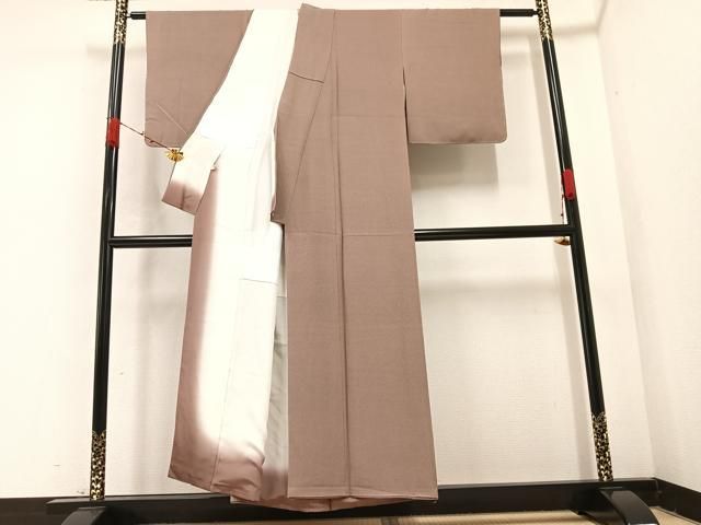 平和屋着物○小紋師 宍戸陵 江戸小紋 角通し 正絹 逸品 AABA5272ph