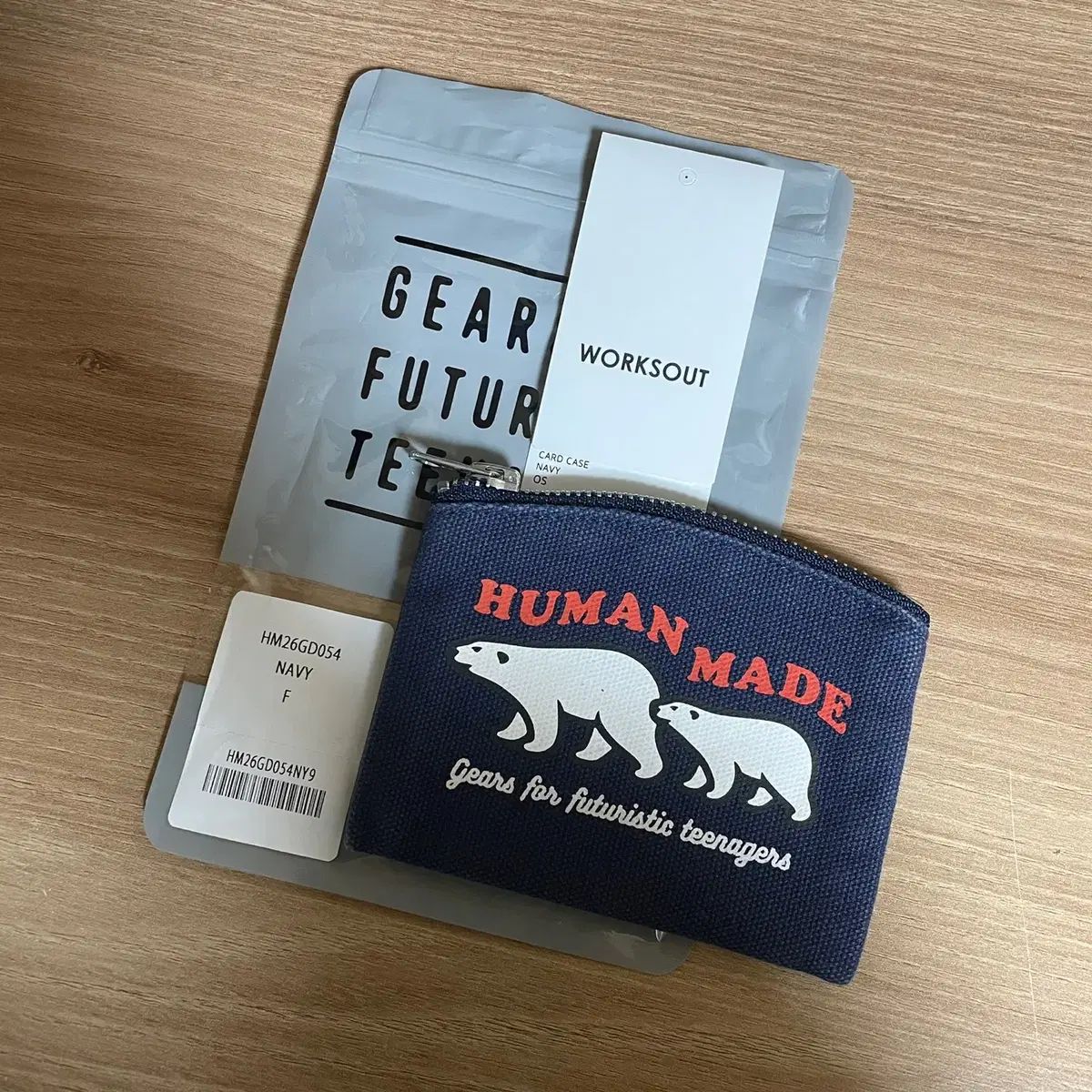 Human Made ネイビー 名刺入れ Human Made ネイビー 名刺入れ HUMAN MADE カードケース ネイビー