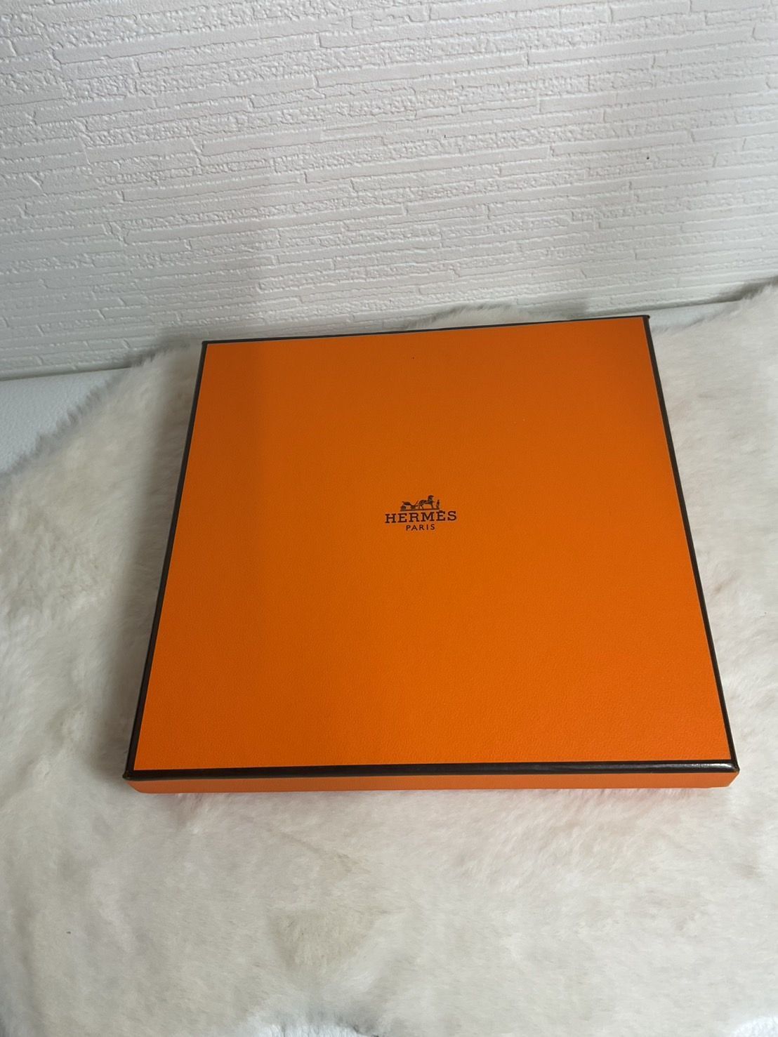 新品未使用品 HERMES オレンジ ハンドタオル 新品・未使用品】 HERMES  