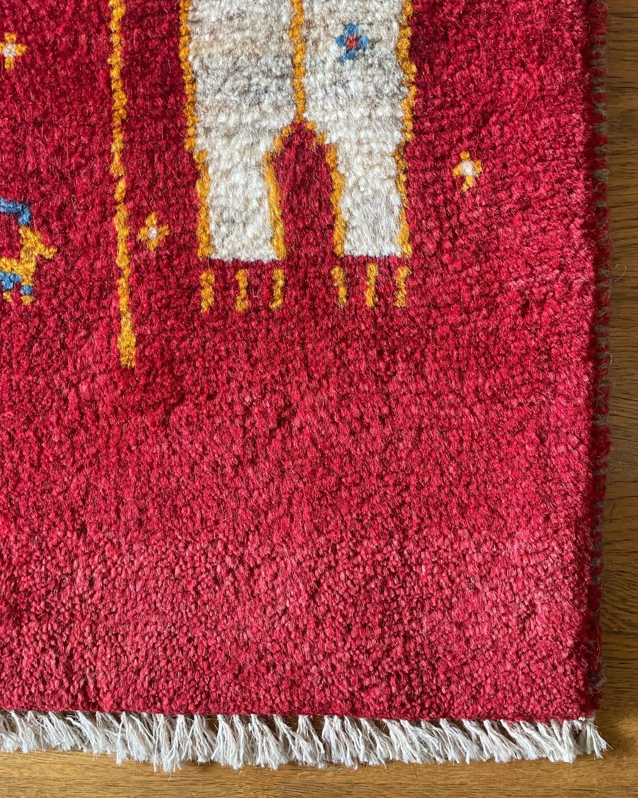 ギャッベライオン ペルシャ 玄関マット サイズ 63\92㎝ mcph-21-5201