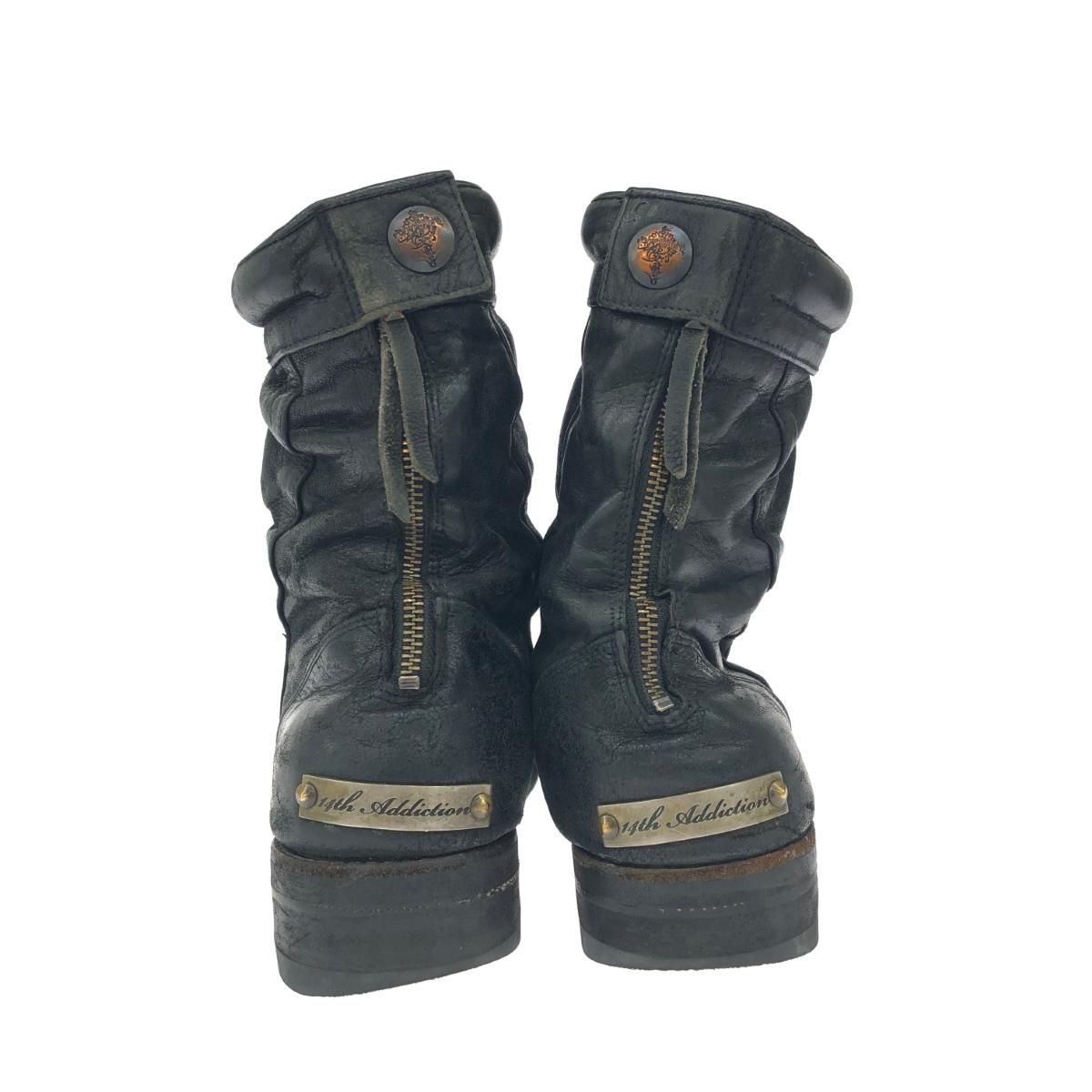 14th Addiction フォーティーンスアディクション レザーブーツ 表記