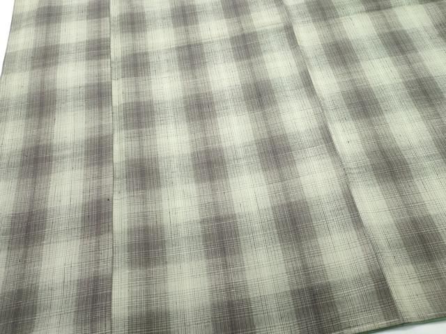 平和屋着物○上質な紬 格子柄 正絹 逸品 未使用 CAAR8033vf - メルカリ 