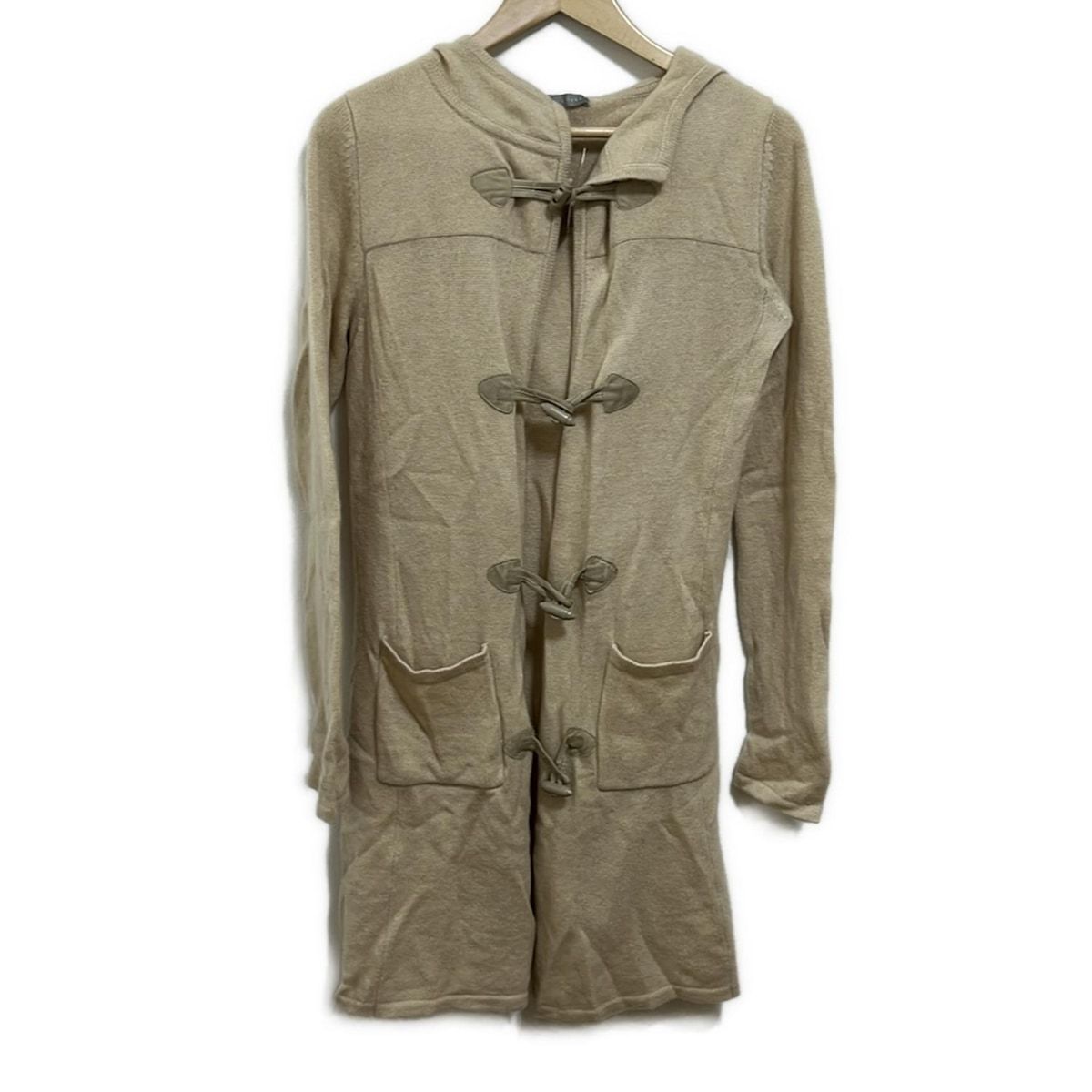 theory luxe セオリーリュクス カーディガン サイズ38 M レディース - ベージュ 長袖 カシミヤ ロング丈