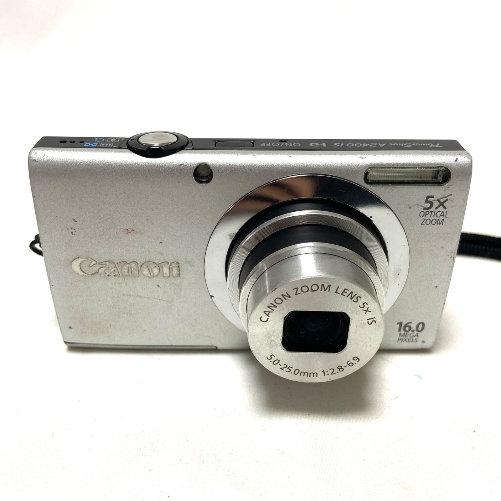 Canon IXY A2400 IS キャノン イクシィ シルバー コンパクトデジタル