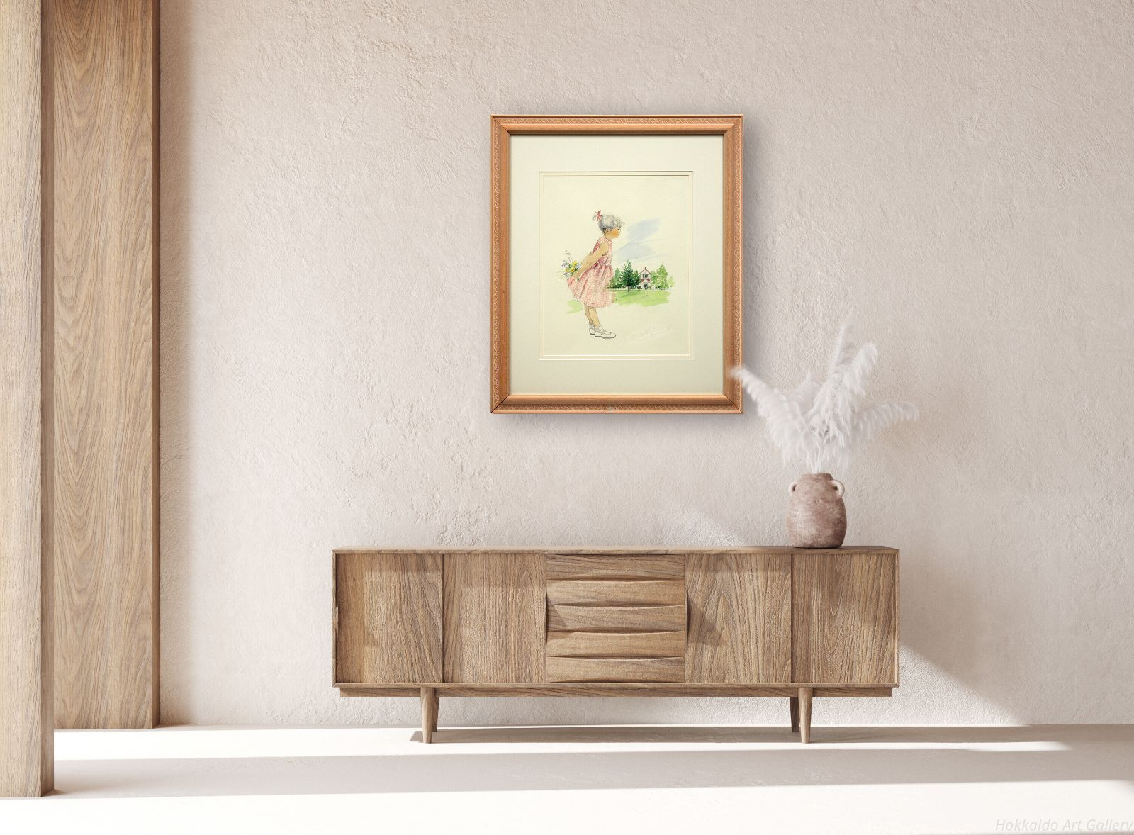 たかたのりこ 北大付属植物園 水彩画 絵画