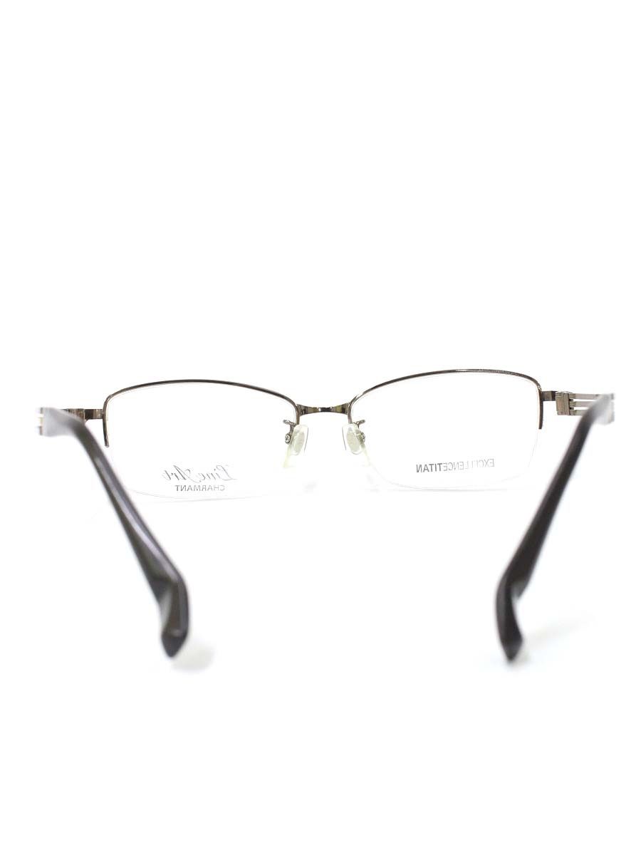 ラインアートシャルマン XL1422 メガネ ブラウン スクエア  