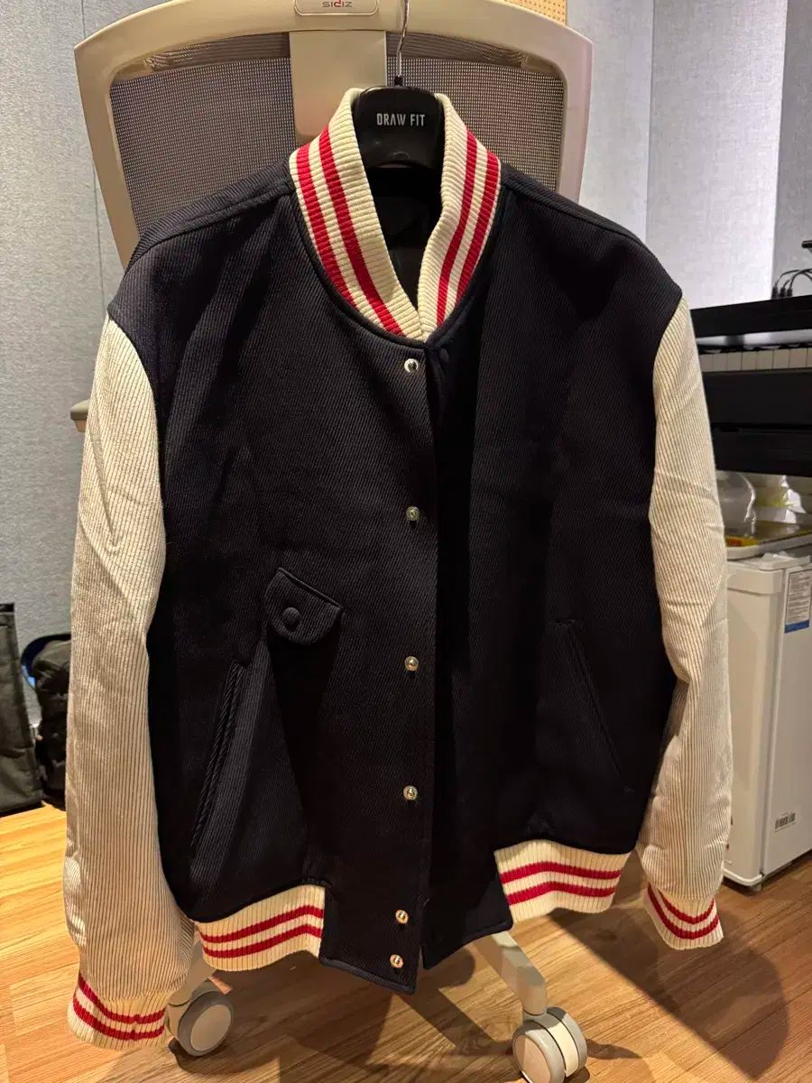 L Stu バーシティ ジャケット