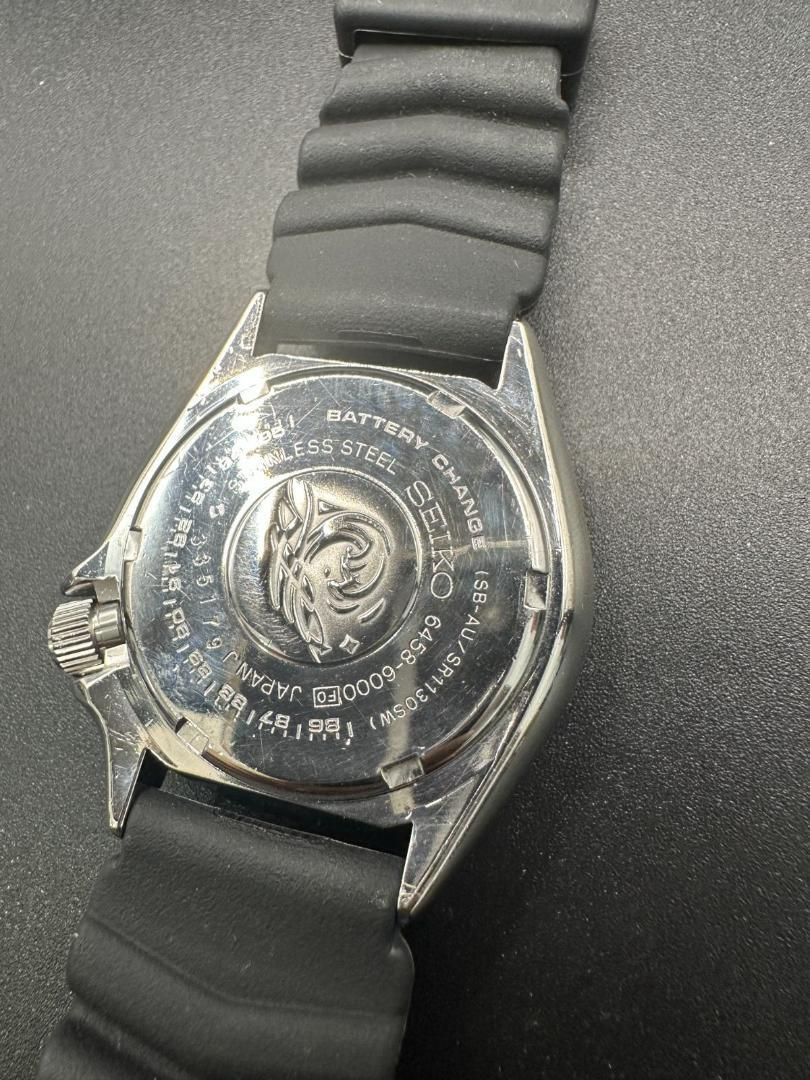 SEIKO 6458-6000 クォーツ ダイバーズウオッチ 電池交換済