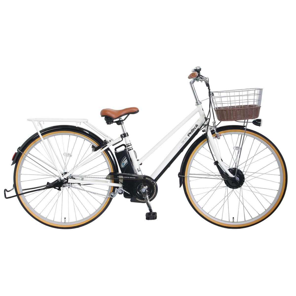 ペルテック 27インチ 電動アシスト自転車 TDA-704LP シングル