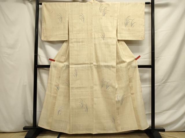 D443 夏着物　訪問着　生紬　花模様　正絹　極美品 D443 夏着物 訪問着 生紬 花模様 正絹 極美品 - メルカリ