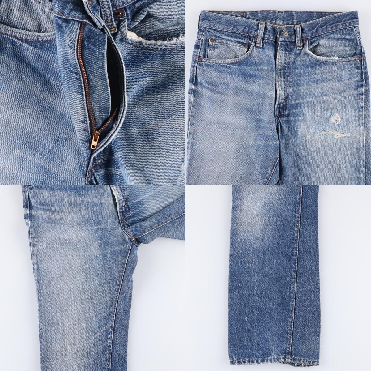 古着 70年代 リーバイス Levi s 517-0217 66前期 ブーツカットデニムパンツ メンズw31相当 ヴィンテージ evb031157 WWW_MORNINGWALKER_COM