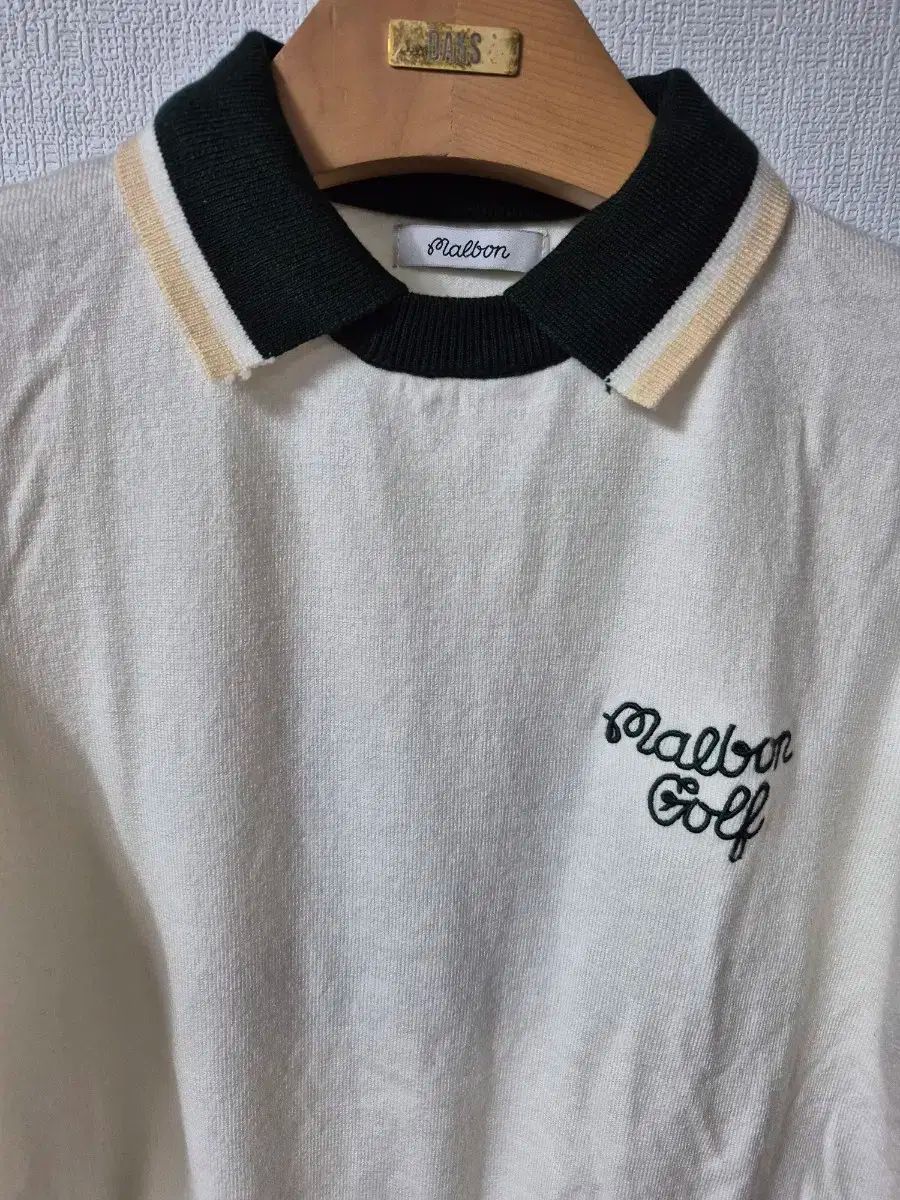 マルボンゴルフ レディース 半袖 ニット S アイボリー