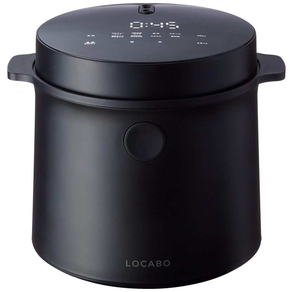 LOCABO ロカボ 糖質カット炊飯器 ブラック 糖質制限 ダイエット JM-C20E-B