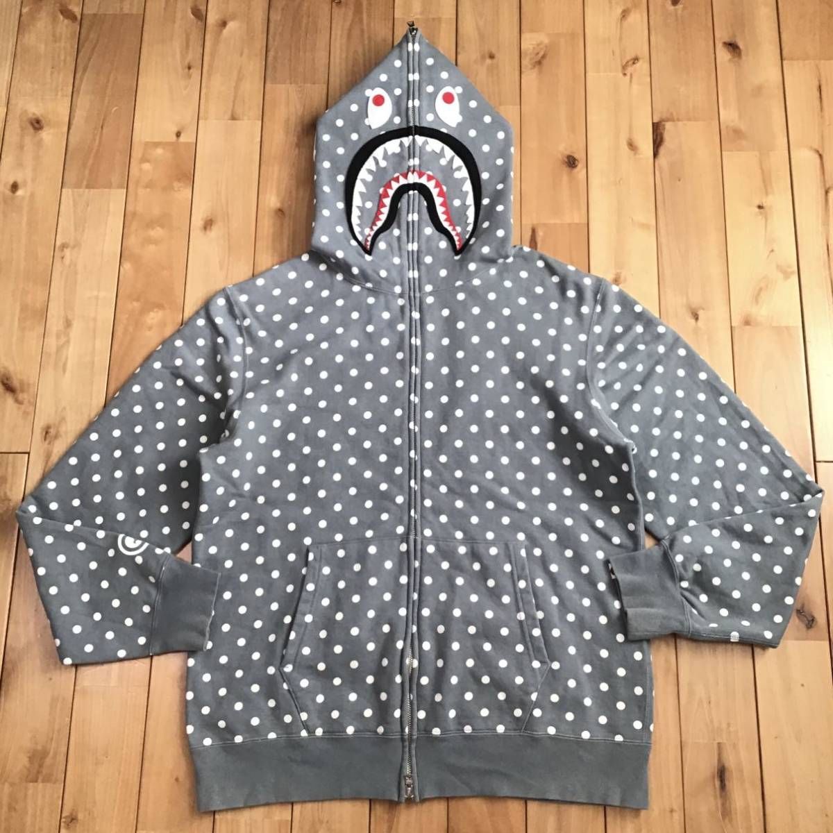 BAPE DOT シャークパーカー shark ベイプ ape エイプ - メルカリ