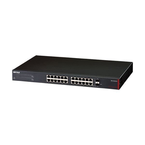 バッファローレイヤー2 Gigaスマートスイッチ 24ポート BS-GS2025 1台