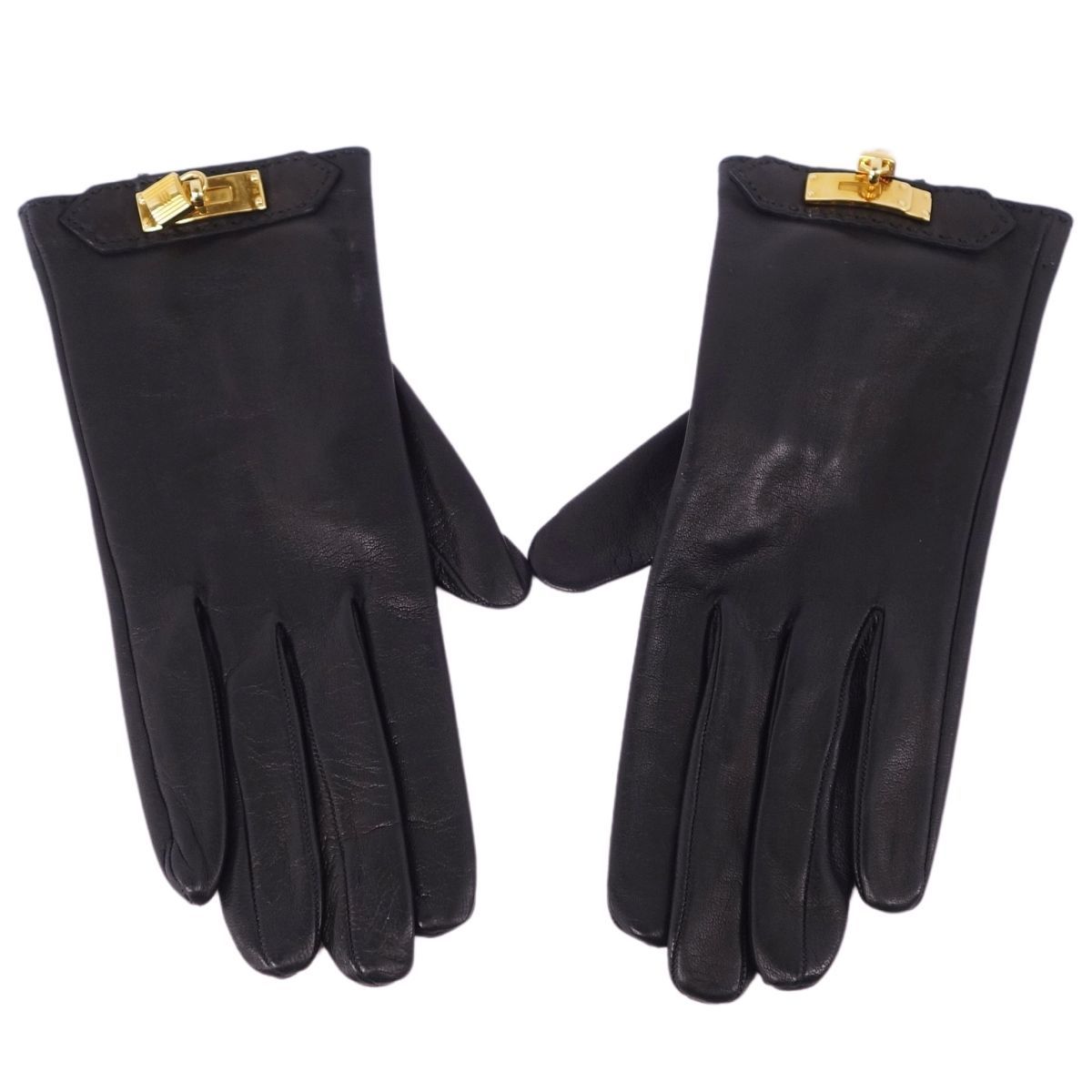 【極美品】エルメス ケリー 手袋 グローブ サイズ7 ラムレザー 極美品】エルメス ケリー 手袋 グローブ サイズ7 ラムレザー 極美品