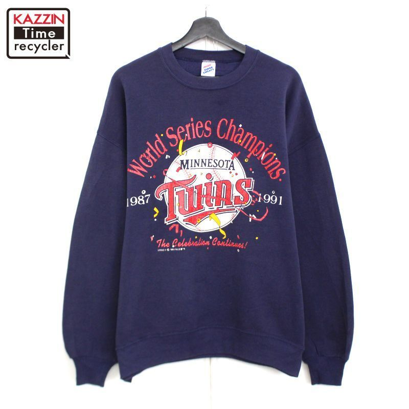 超レア90sアメリカ製 MLB ミネソタツインズ ビッグサイズ スウェット 90s USA製 MLB vintage ミネソタ・ツインズ スウェット
