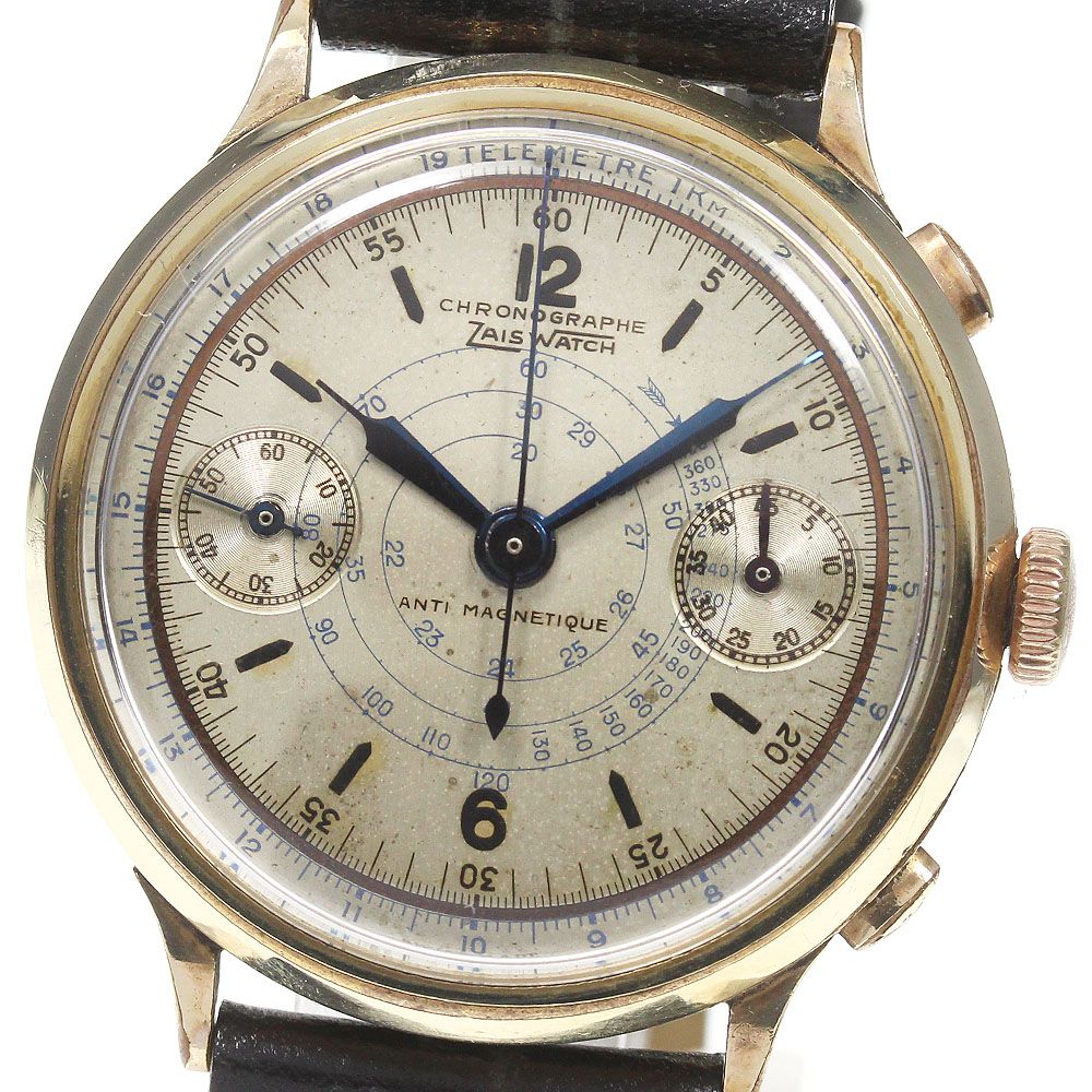 ザイズウォッチ Zais Watch ヴィンテージ クロノグラフ 手巻き