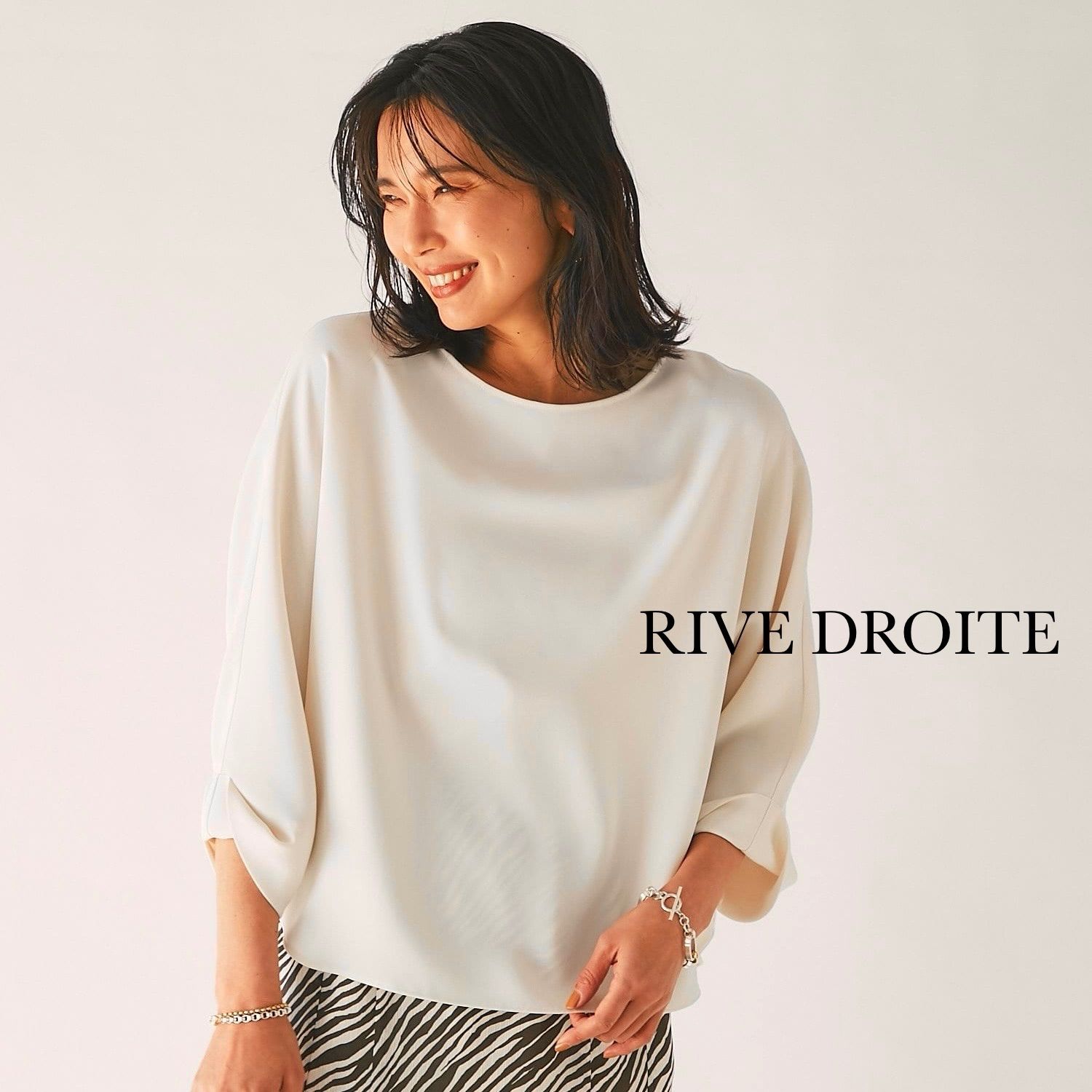 RIVE DROITE ドルマンターンバックブラウス - メルカリ
