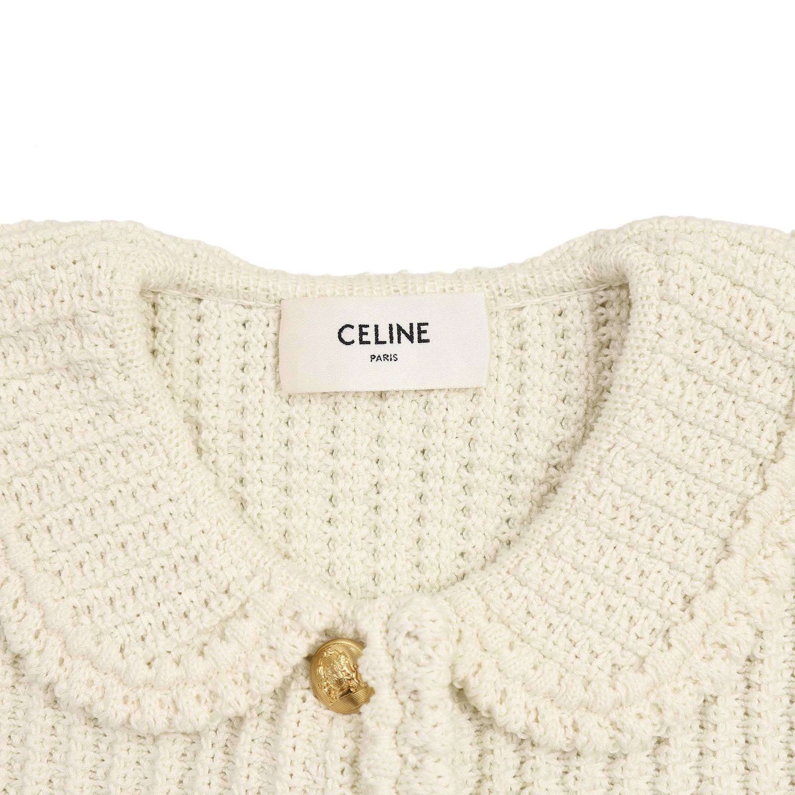 CELINE セリーヌ 25SS コットンカーディガン ニットジャケット