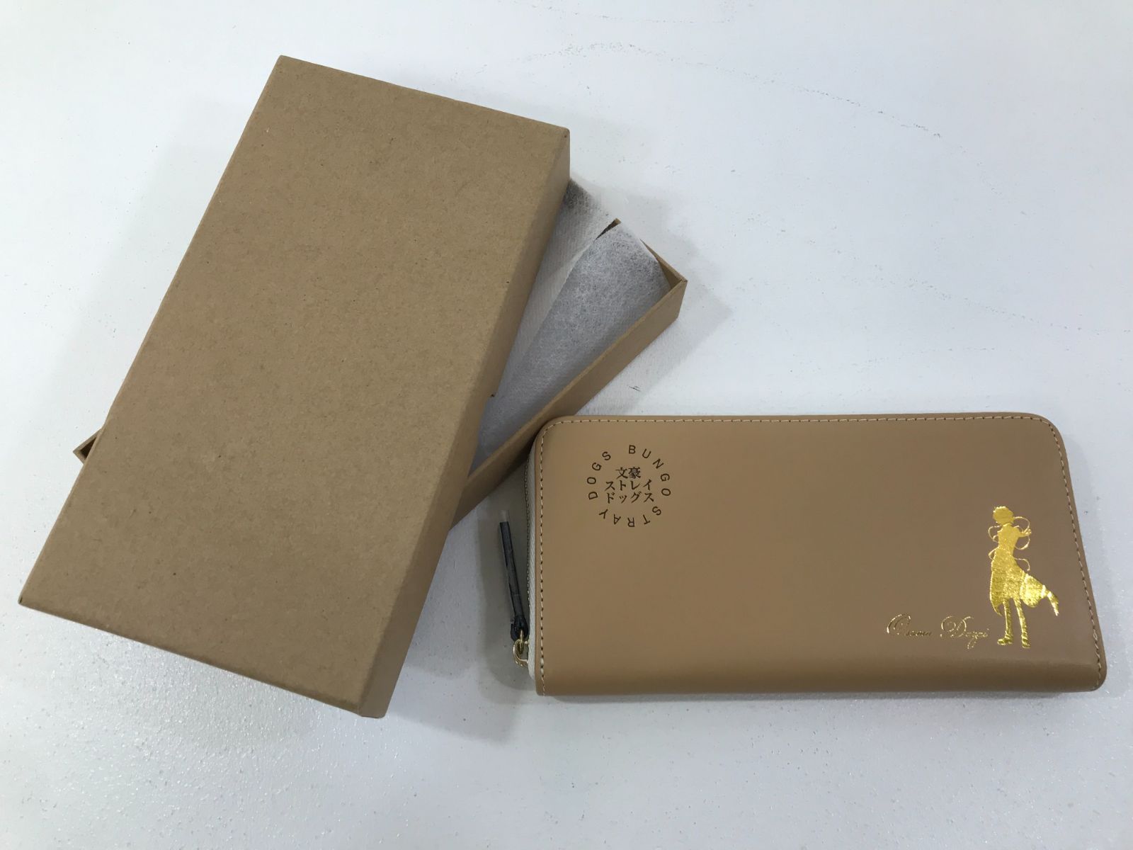 小牧店】文豪ストレイドッグス 太宰治 本革 長財布 ウォレット【710