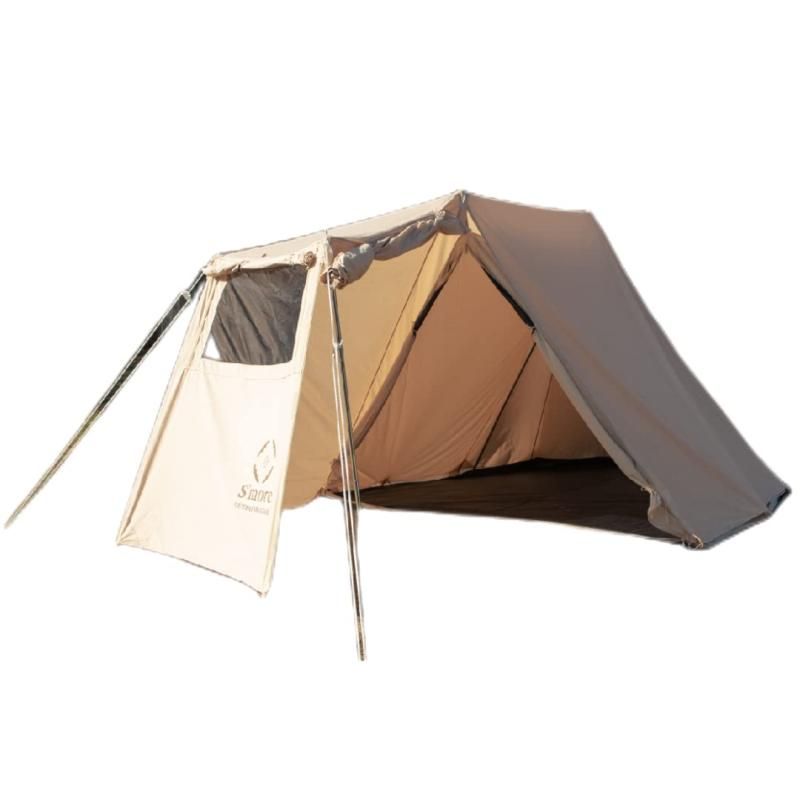 S more スモア Rooflet テント 小型 ポリコットン 収納バッグ付き 385*270*180cm ファミリーテント 1~3人用 キャンプ テント おしゃれ 撥水加工 UVカット UPF5