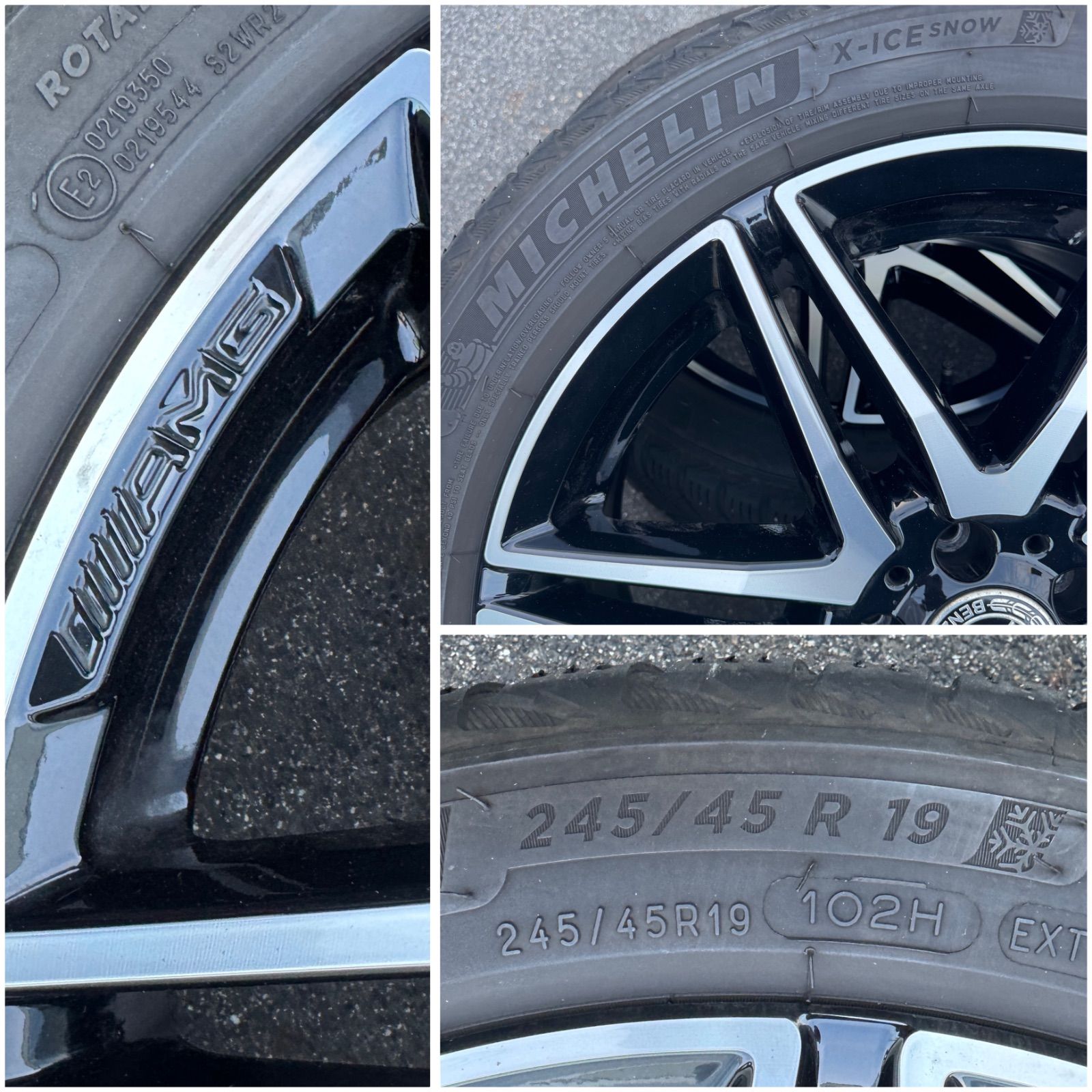 極美品 メルセデスベンツ Vクラス 19インチ V220d AMG ホイール