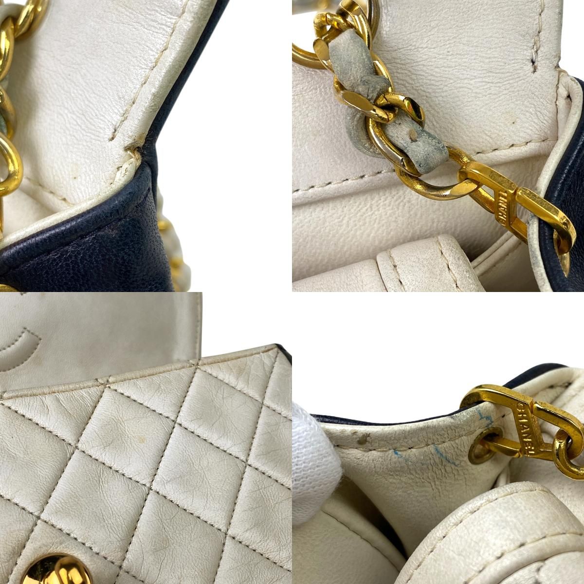 シャネル CHANEL マトラッセ シングルフラップ チェーン ショルダー 