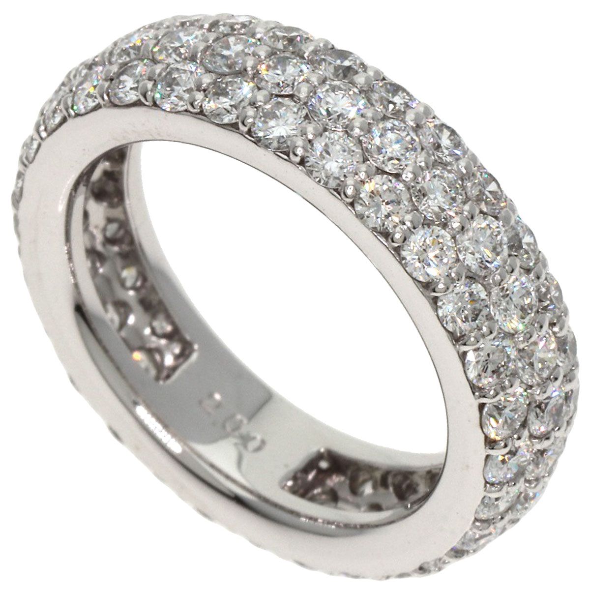 ポンテベッキオ　K18ホワイトゴールド リング 10号 ポンテベッキオK18ホワイトゴールド リング 10号