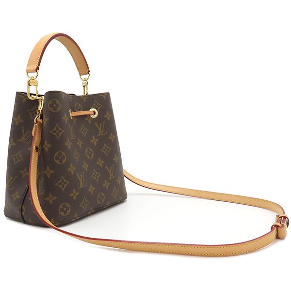 ルイヴィトン LOUIS VUITTON 2WAYバッグ ネオノエ BB モノグラムキャンバス モノグラム ゴールド金具 茶 ショルダー ハンドバッグ M46581 RFID 保存袋