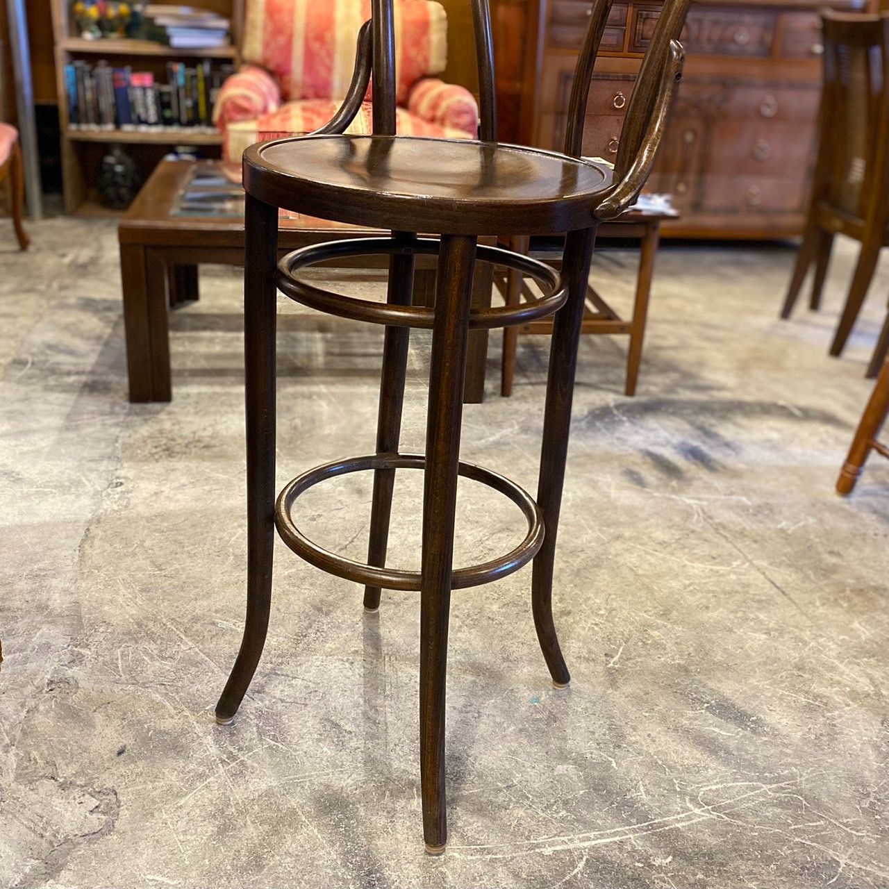 HIKARI ヒカリ家具 ベントウッド ハイチェア カウンターチェア 曲木